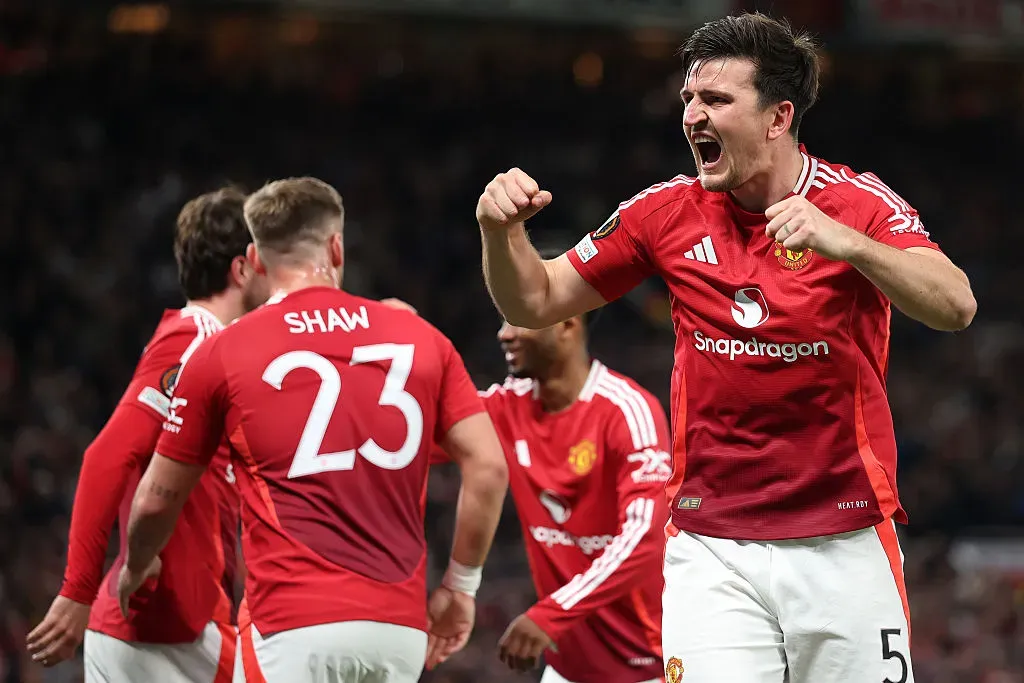 Harry Maguire, um dos principais nomes do Manchester United na época. Foto: Getty Images