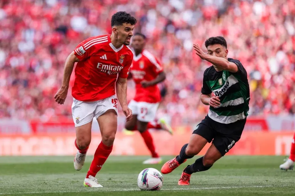 Tomás Araújo saiu lesionado do Eterno Dérbi. Foto: SL Benfica