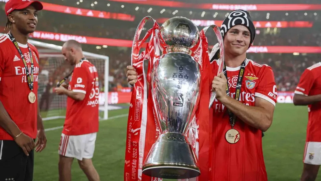 Benfica foi campeão nacional em 2022/23. Foto: SL Benfica