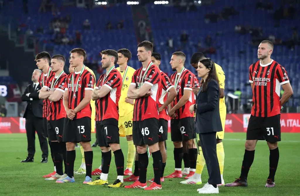 Equipa do AC Milan Foto: Getty Images