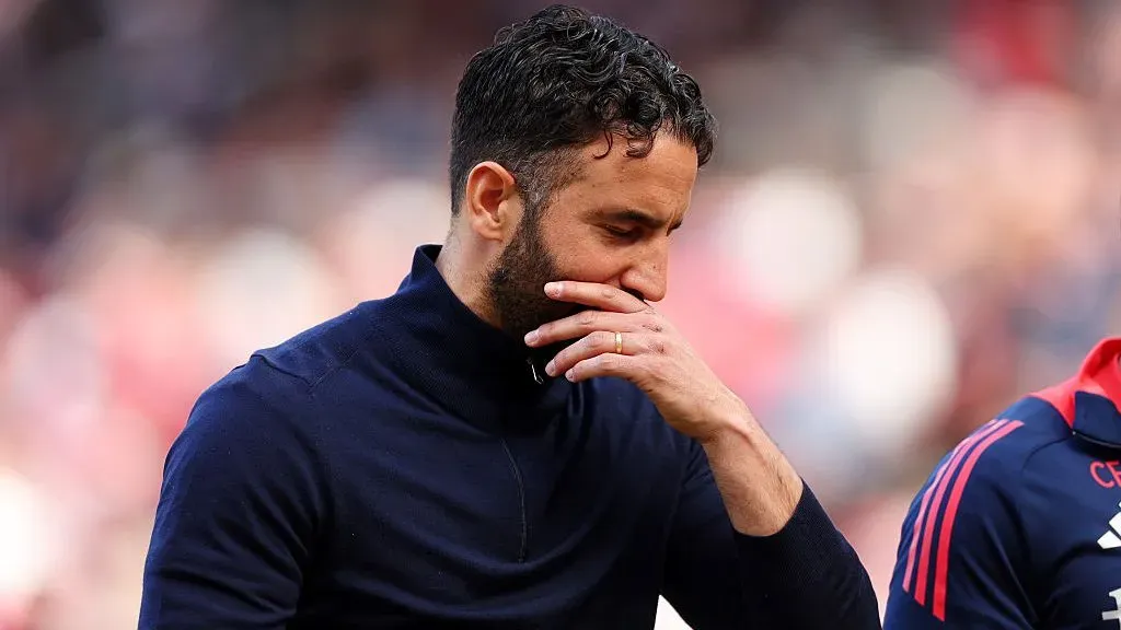 Ruben Amorim, treinador do Manchester United. Foto: Getty Images