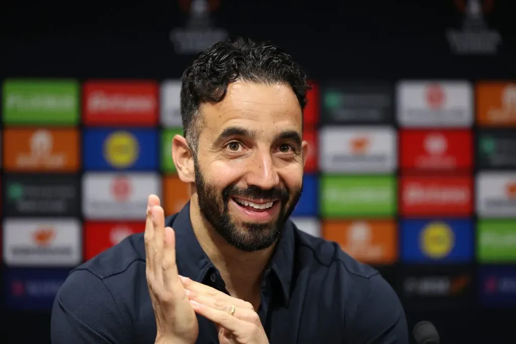 Ruben Amorim, treinador do Manchester United. Foto: Getty Images
