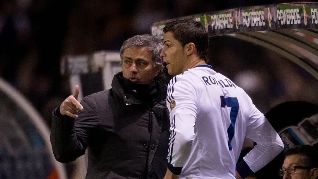 José Mourinho e Cristiano ROnaldo podem reencontrar-se na seleção portuguesa. Foto: Gonzalo Arroyo Moreno/Getty Images