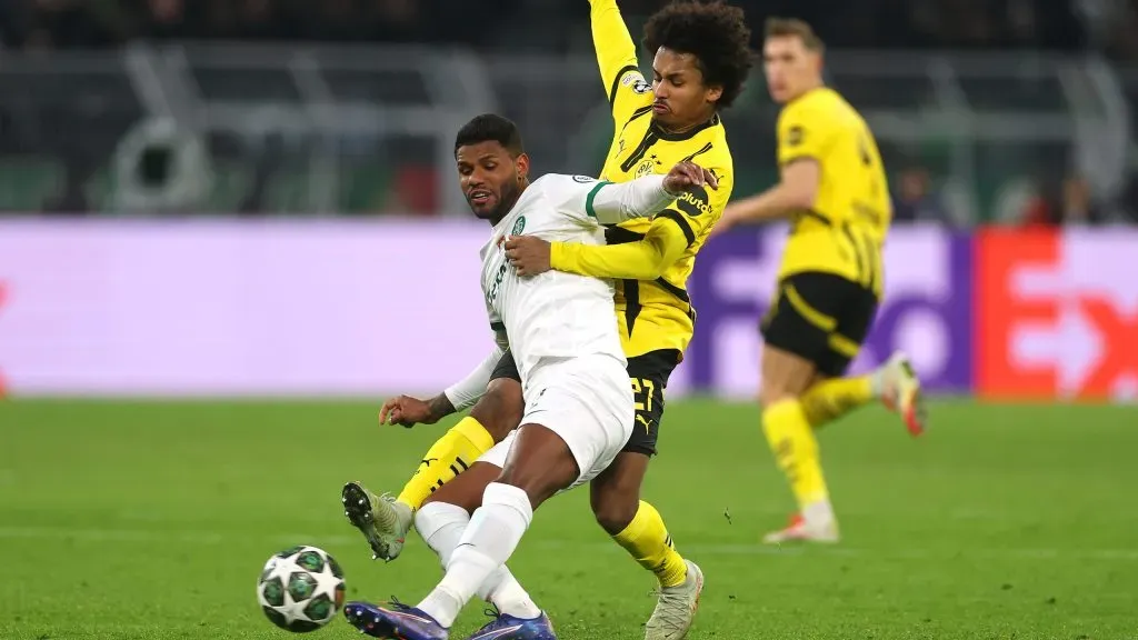 Matheus Reis tem sido importante no Sporting, a nível interno e europeu. Foto: Lars Baron/Getty Images