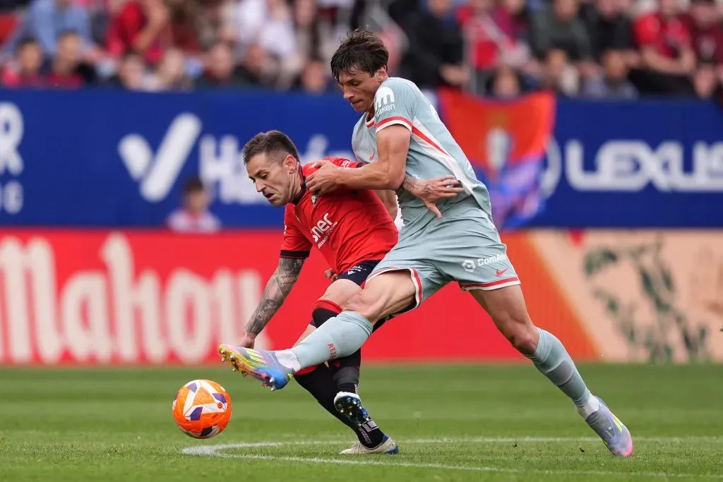 Osasuna vence Atlético Madrid. Foto: Getty Images