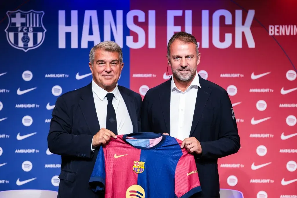 A escolha de Laporta em Flick revelou-se certeira. Foto: Eric Alonso/Getty Images.