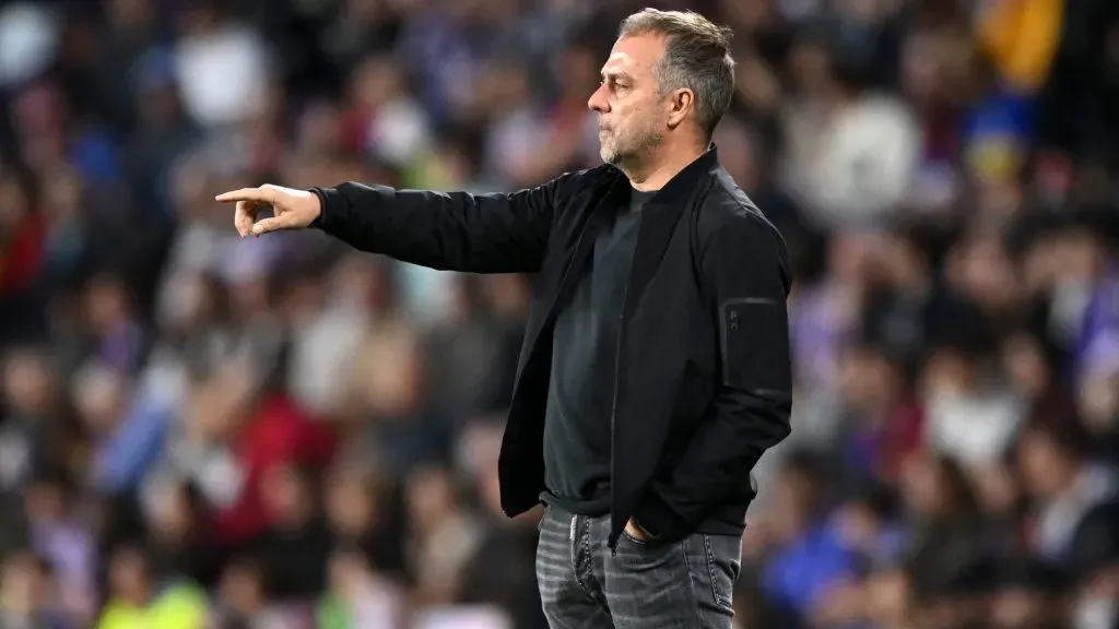 Hansi Flick antevê jogo do título do Barcelona. Foto: Getty Images