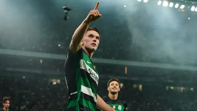 Viktor Gyokeres é a máquina goleadora do Sporting. Foto: Gualter Fatia/Getty Images