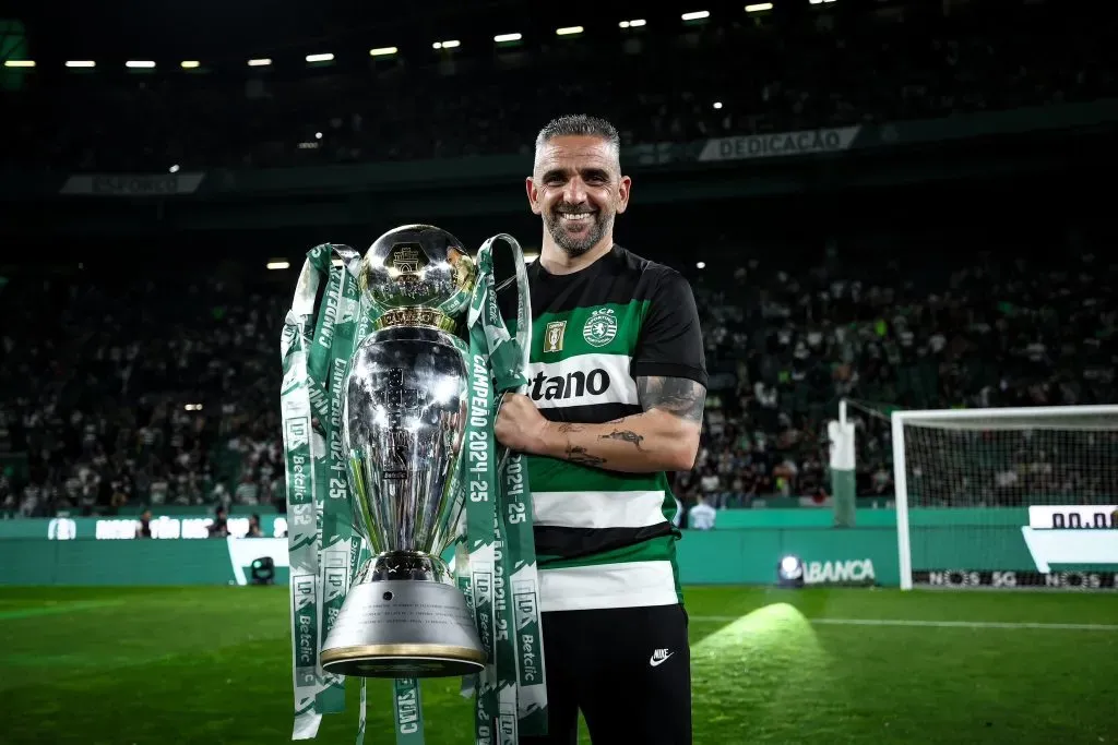 Rui Borges é campeão nacional pelo Sporting. Foto: Sporting CP