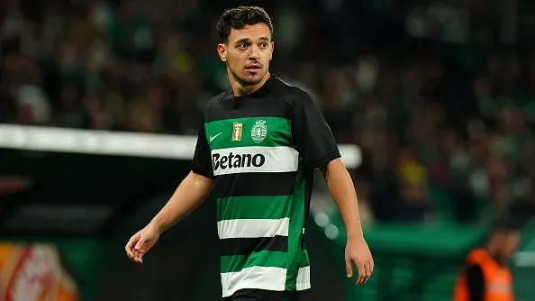 Pedro Gonçalves fora do jogo com o Braga. Foto: Getty Images