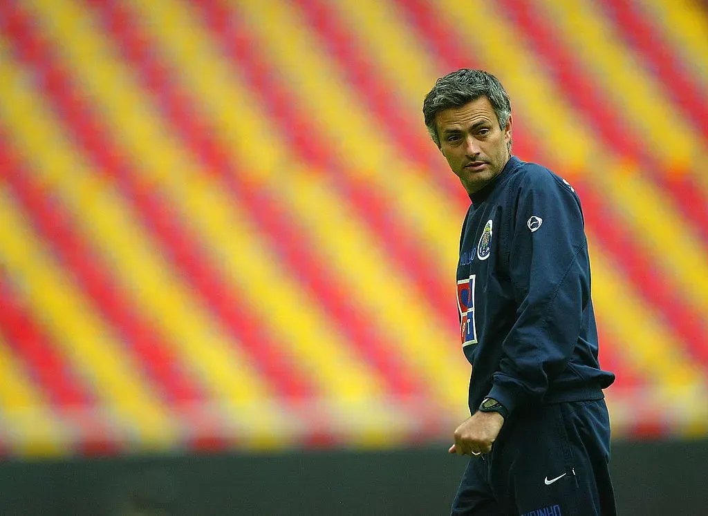 José Mourinho quando esteve no FC Porto em 2004. Foto: Getty Images