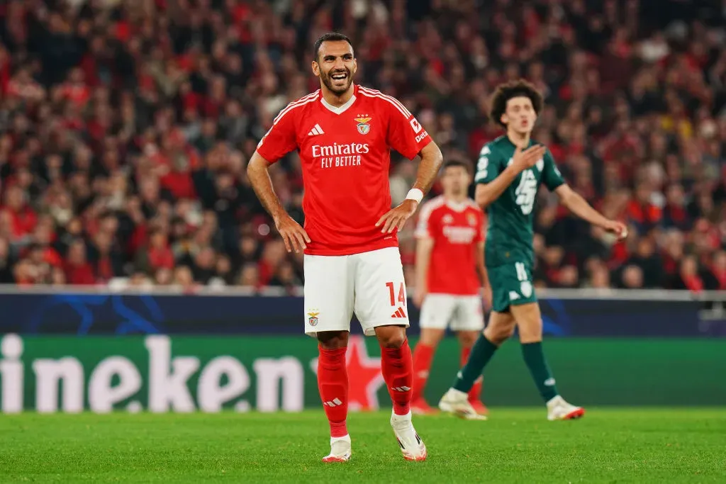 Vangelis Pavlidis, um dos destaques do Benfica na época. Foto: Getty Images
