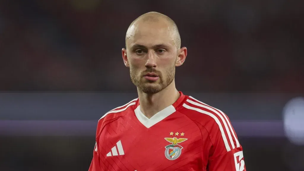Fredrik Aursnes ainda em dúvida para a final da Taça de Portugal. Foto: Carlos Rodrigues/Getty Images