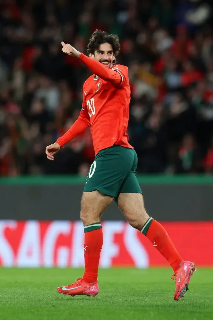 Trincão também já começa a ganhar o seu espaço na seleção nacional. Foto: Carlos Rodrigues/Getty Images.