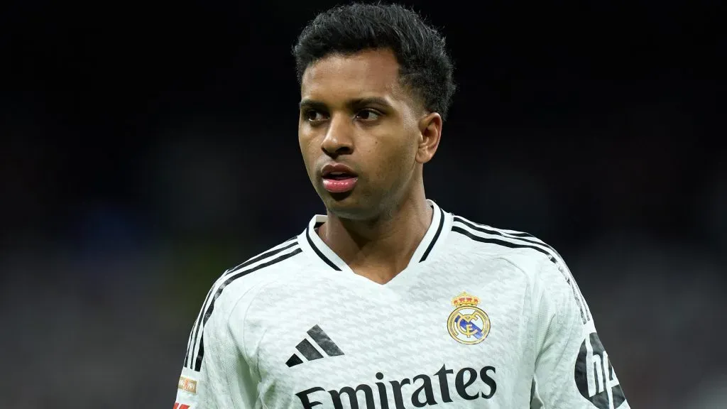 Rodrygo descontente no Real Madrid. Foto: Getty Images