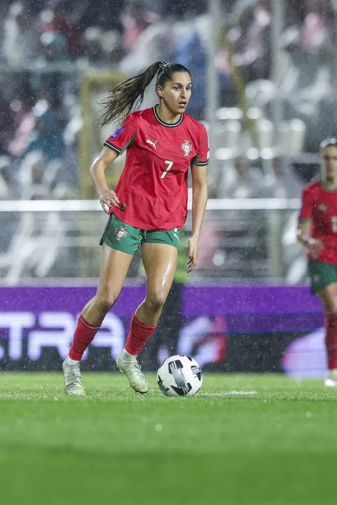 Kika em ação com a camisola da seleção nacional portuguesa. Foto: Carlos Rodrigues/Getty Images.