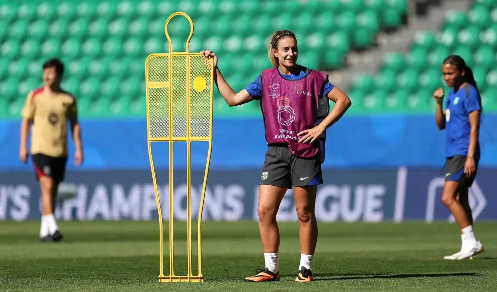 Alexia Putellas, jogadora do Barcelona. Foto: Getty Images