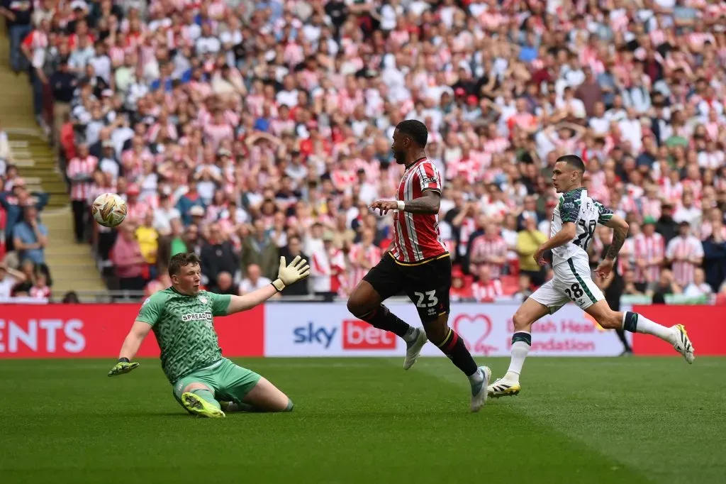 Tyrese Campbell marca pelo Sheffield United. Foto: Getty Images