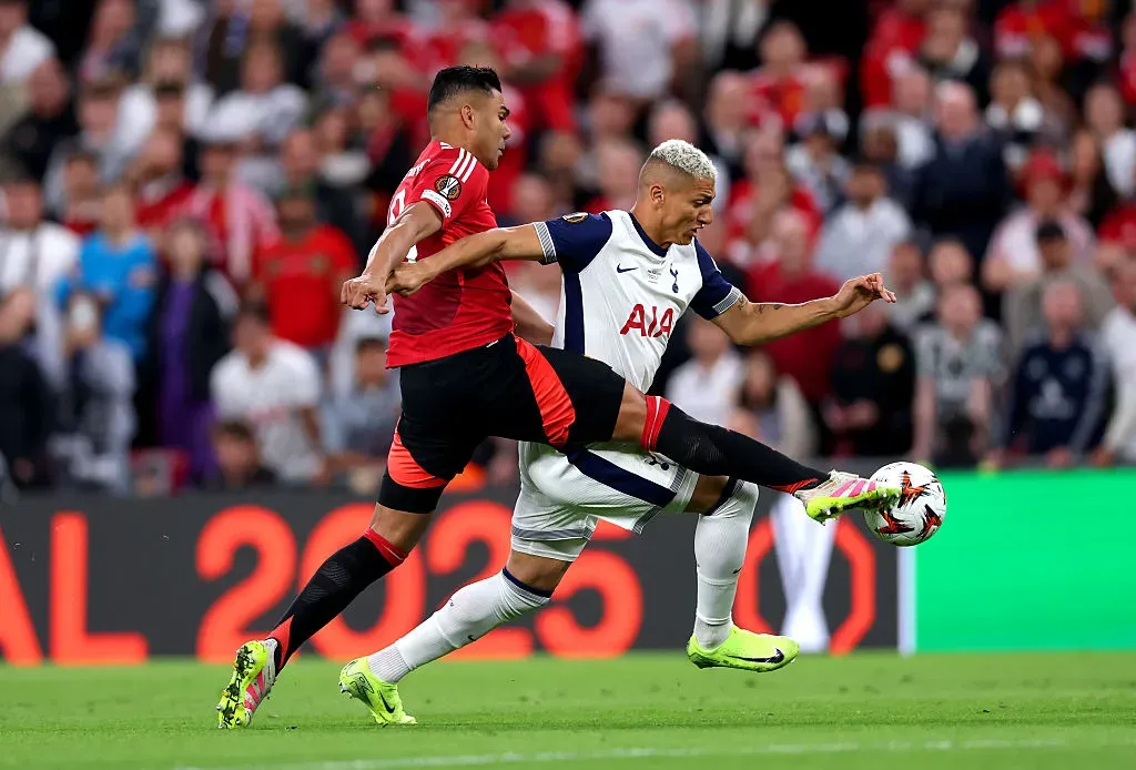 Richarlison e Casemiro estão de volta à Seleção do Brasil. Foto: Getty Images