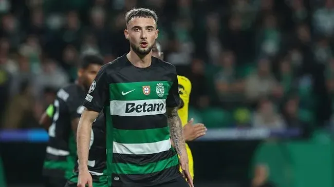 Zeno Debast em ação pelo Sporting. Foto: Getty Images