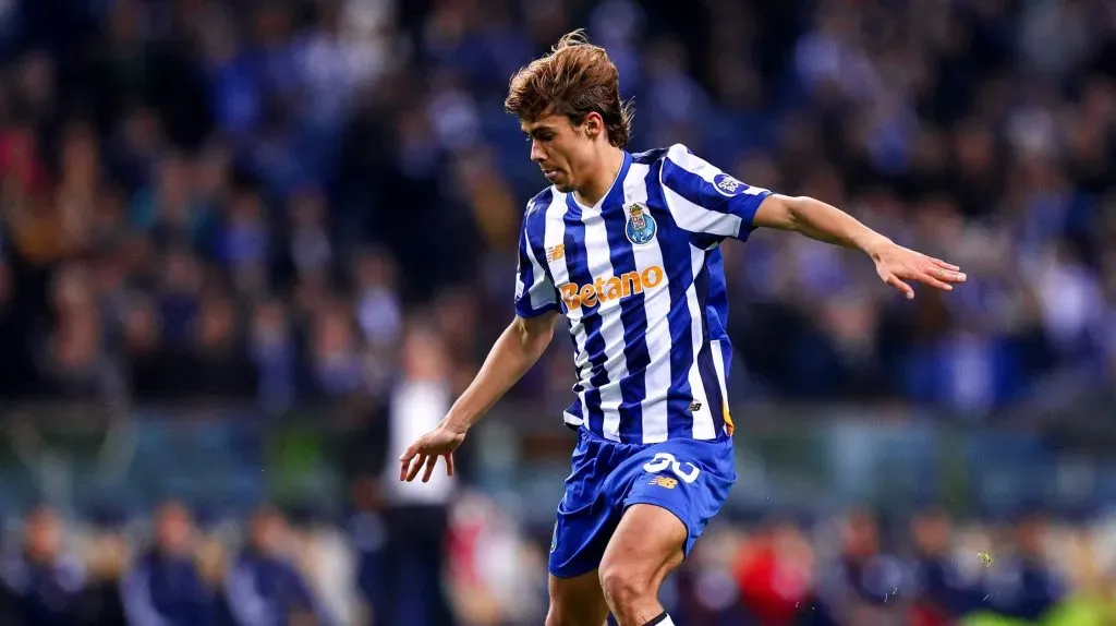 Rodrigo Mora, jogador do FC Porto. Foto: Diogo Cardoso/Getty Images