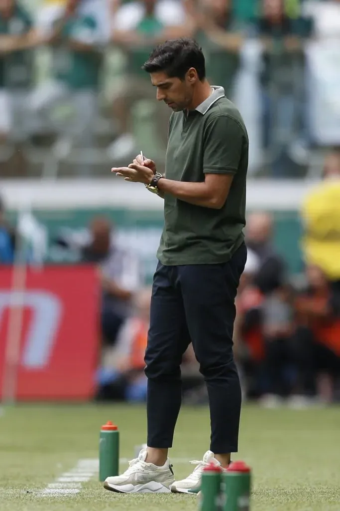 Abel Ferreira, treinador do Palmeiras. Foto: Miguel Schincariol/Getty Images.