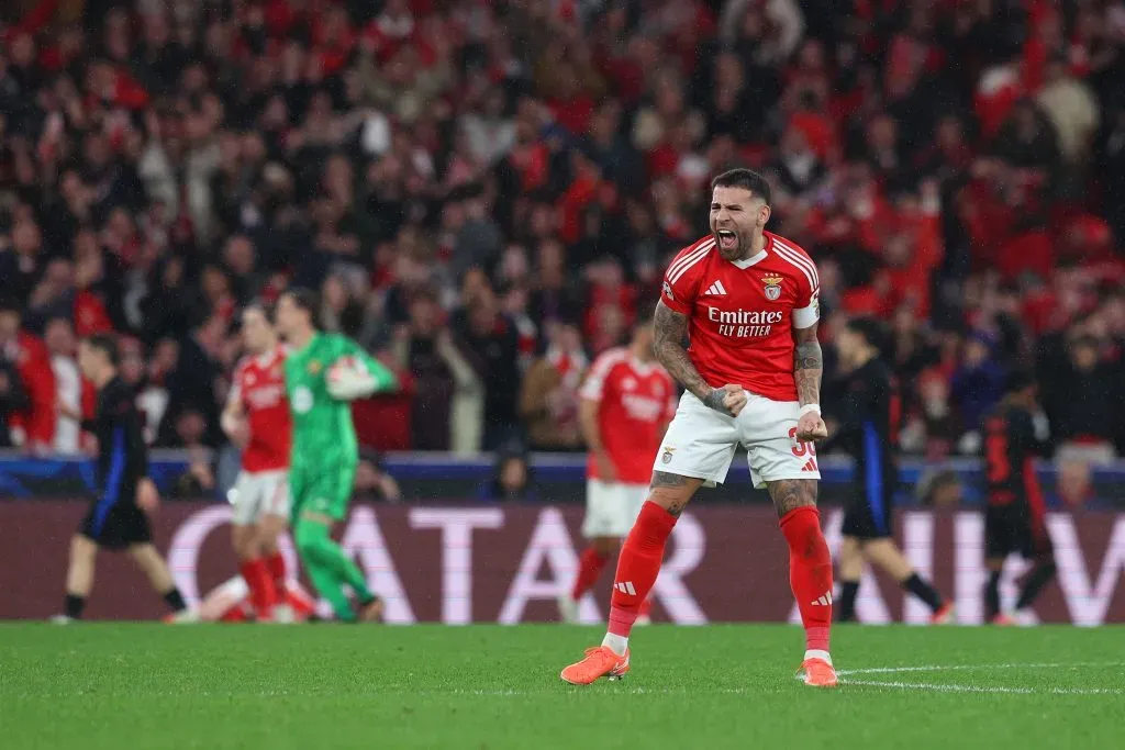 Otamendi, capitão do Benfica. Foto: Carlos Rodrigues/Getty Images.