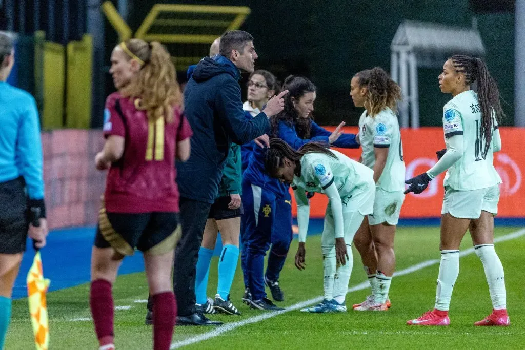 Três derrotas fortes seguidas para as navegadoras deixaram-nas de fora da Liga A, na próxima edição da Nations League. Foto.: Omar Havana/Getty Images.