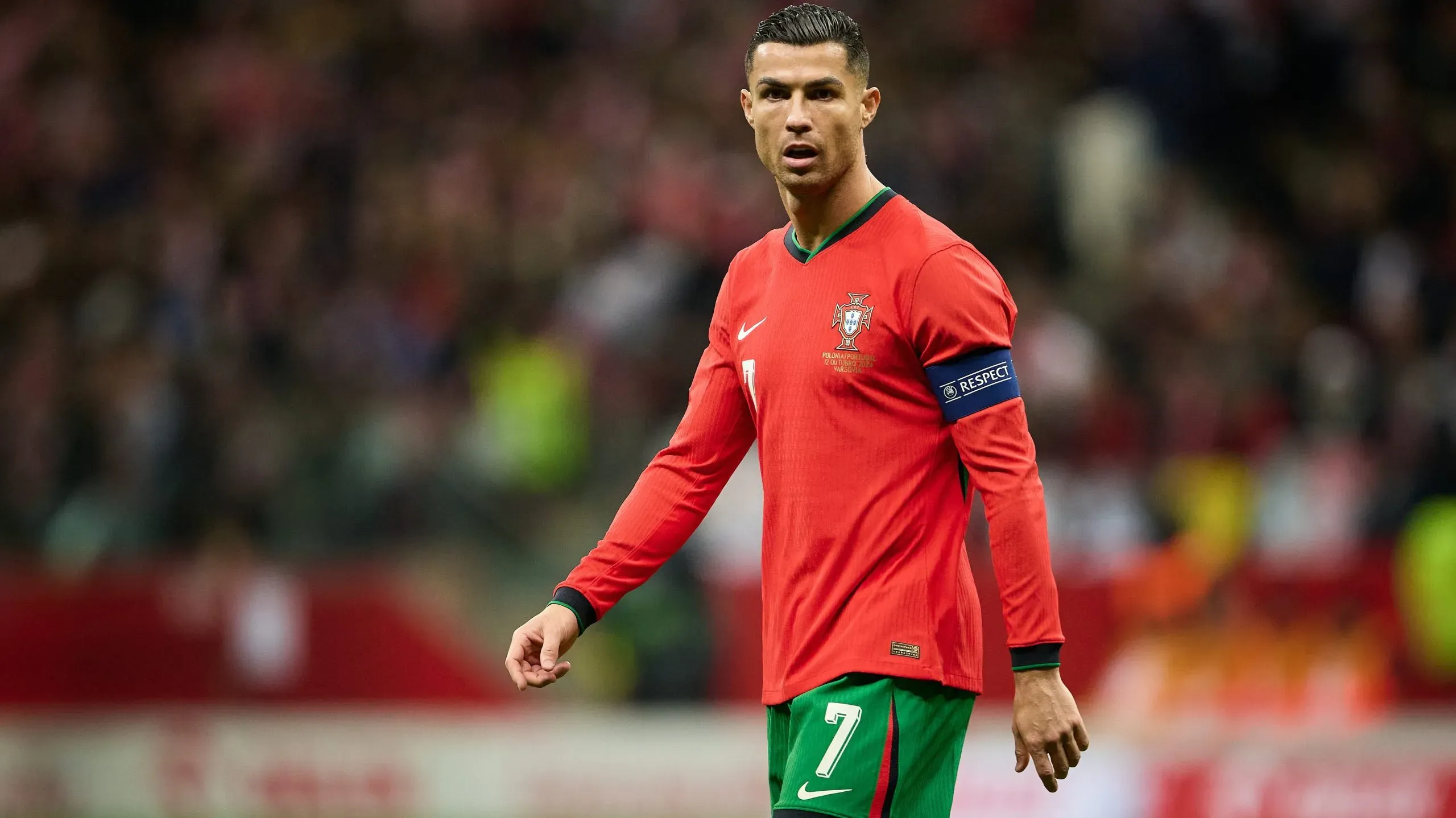 Cristiano Ronaldo tem, frente à Alemanha, mais uma hipótese para brilhar pela Seleção de Portugal.Foto: Rafal Oleksiewicz/Getty Images