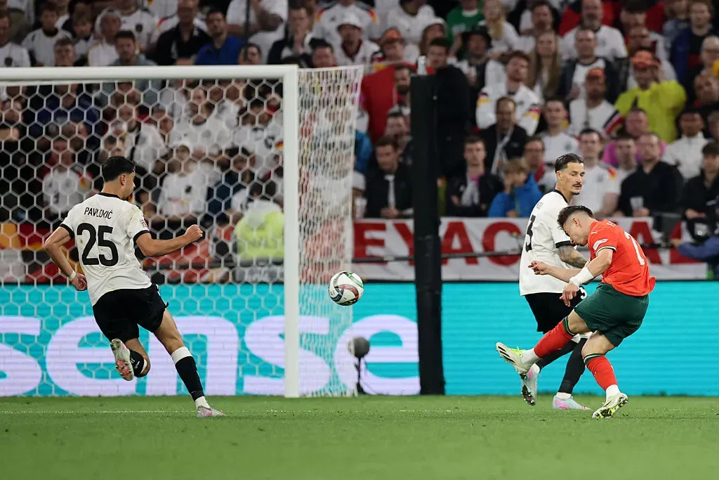 Golo de Francisco Conceição contra a Alemanha. Foto: Getty Images