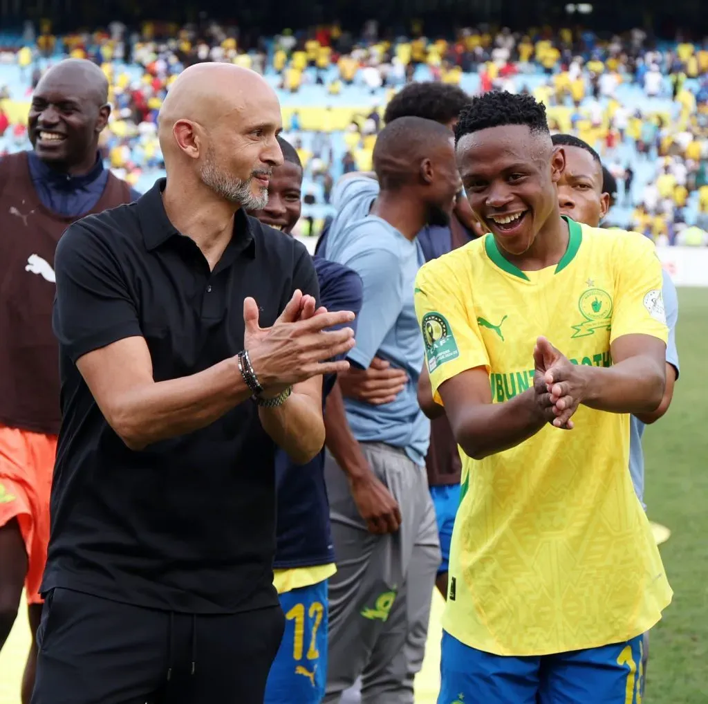 Miguel Cardoso, treinador do Mamelodi Sundowns. Foto: Sundowns FC