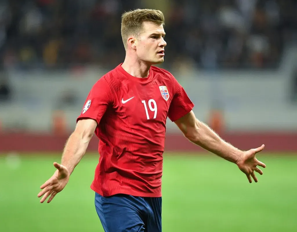 Alexander Sorloth, jogador do Atlético Madrid. Foto: Getty Images
