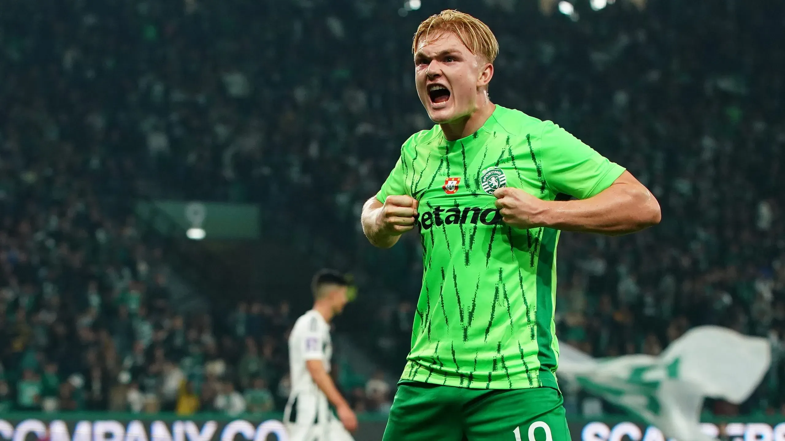 Conrad Harder marcou 11 golos e assinou sete assistências pelo Sporting. Foto: Gualter Fatia/Getty Images