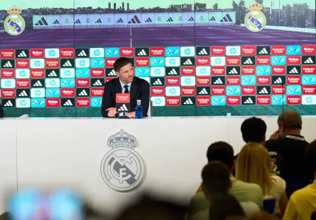 Xabi Alonso é o sucessor de Carlo Ancelotti no Real Madrid. Foto: Angel Martinez/Getty Images.