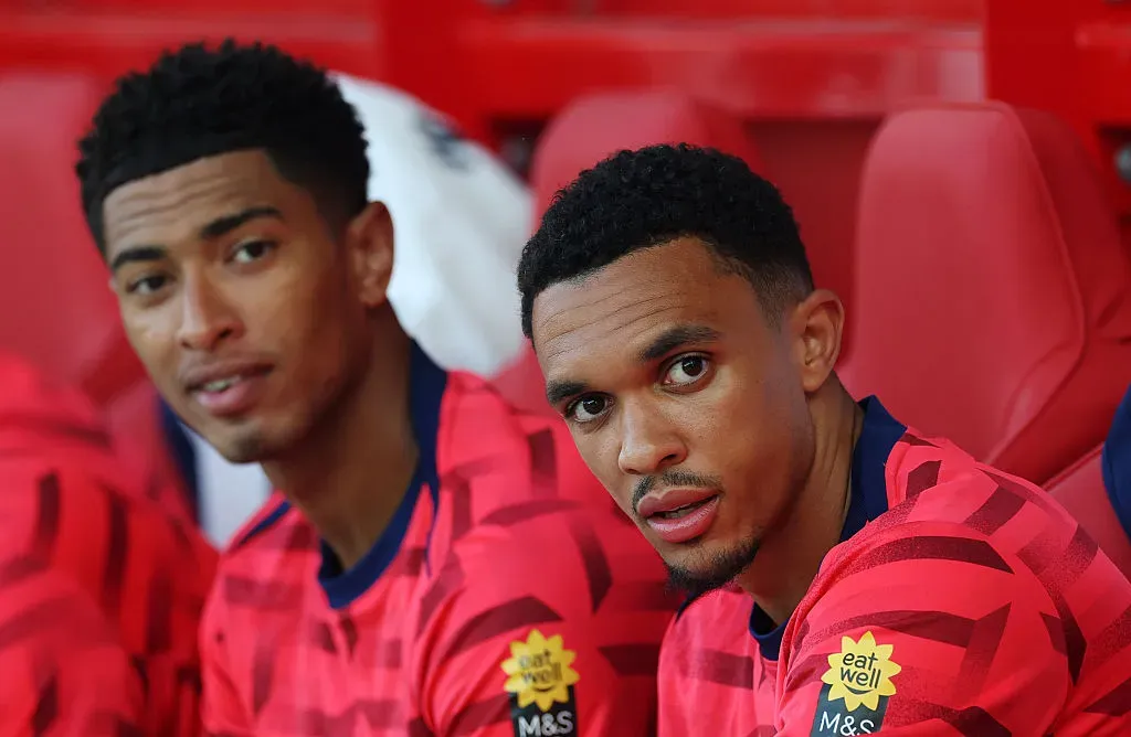 Jude Bellingham e Trent Alexander-Arnold estão na lista merengue. Foto: Getty Images