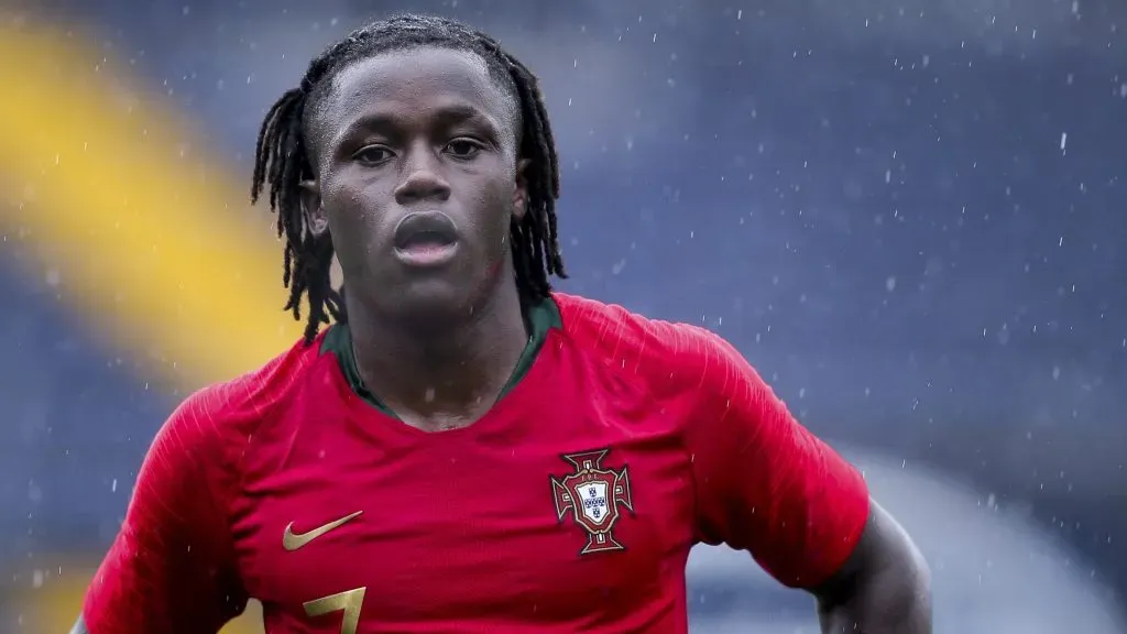 Geovany Quenda foi titular por Portugal. Foto: Diogo Cardoso/Getty Images for DFB