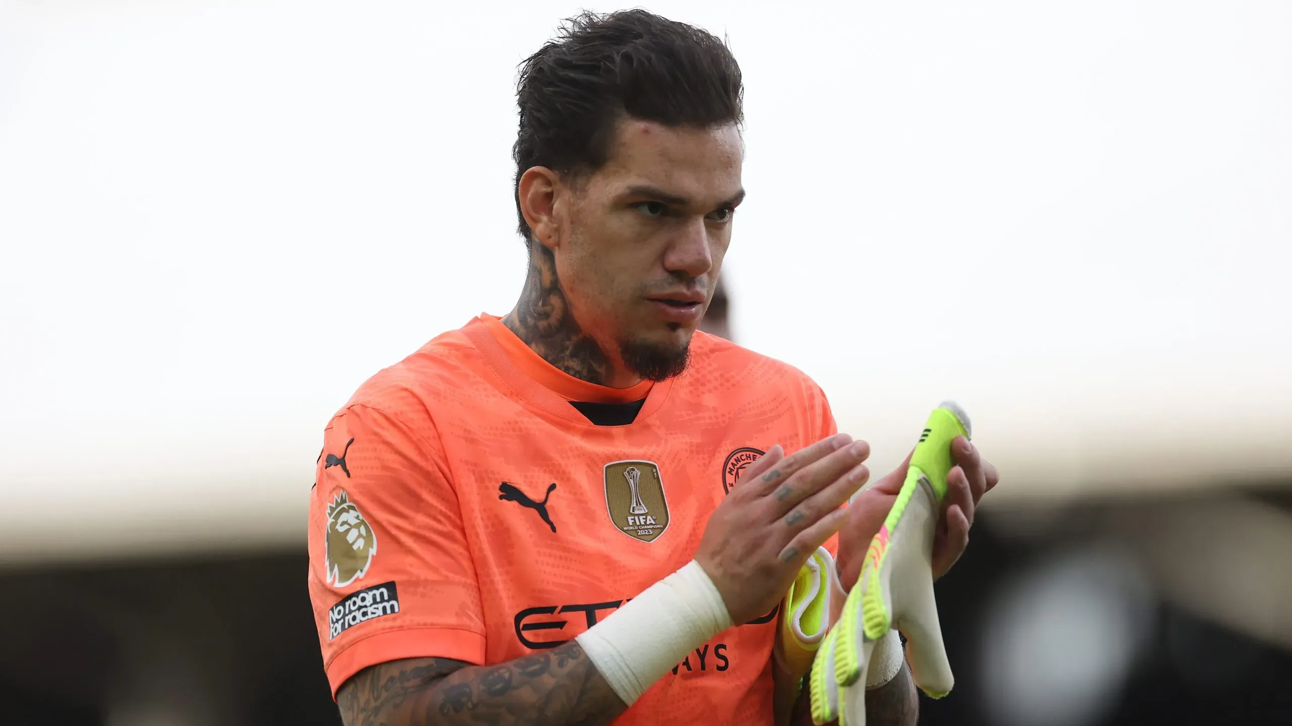 Ederson passou pela formação do Benfica antes de brilhar ao mais alto nível.Foto: Alex Davidson/Getty Images