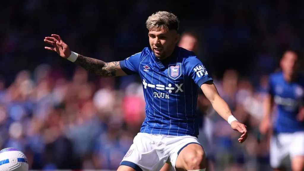 Julio ENciso esteve emprestado ao Ipsich em 2024/25. Foto: Marc Atkins/Getty Images