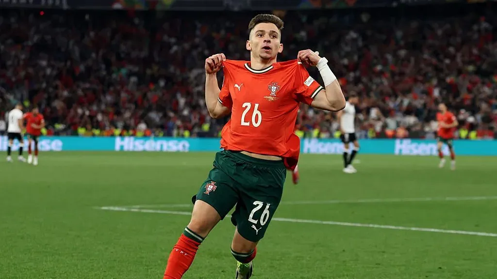 Chico Conceição empatou o jogo Alemanha x Portugal. Foto: Getty Images