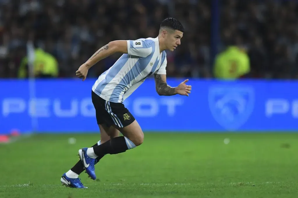 Pérez já é internacional argentino. Foto: Marcelo Endelli/Getty Images.