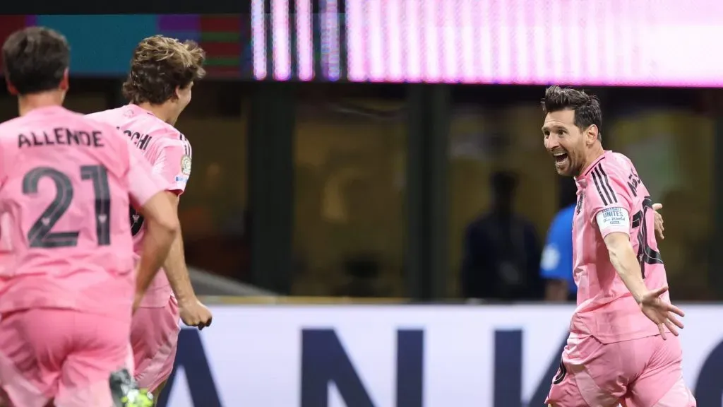 Lionel Messi decidiu frente ao FC Porto: Foto: Alex Grimm/Getty Images