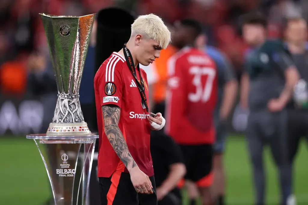 Alejandro Garnacho, jogador do Manchester United. Foto: Getty Images