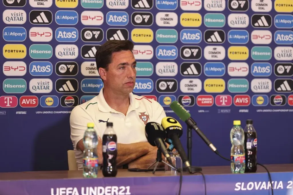 Rui Jorge, selecionador de sub-21 de Portugal. Foto: FPF