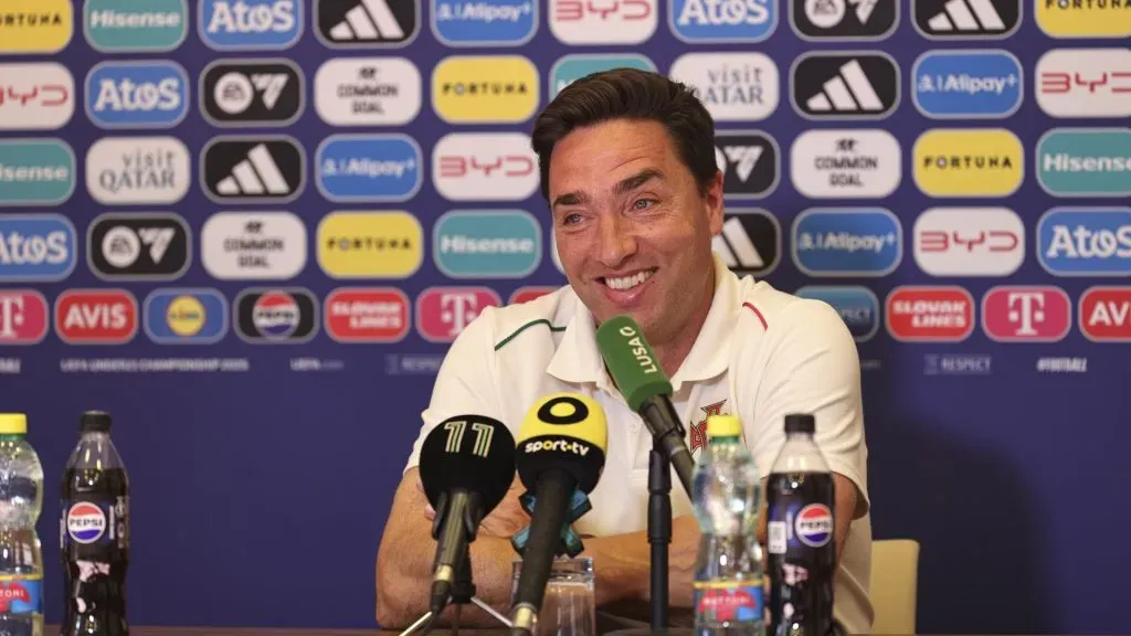 Rui Jorge, selecionador sub-21. Foto: FPF