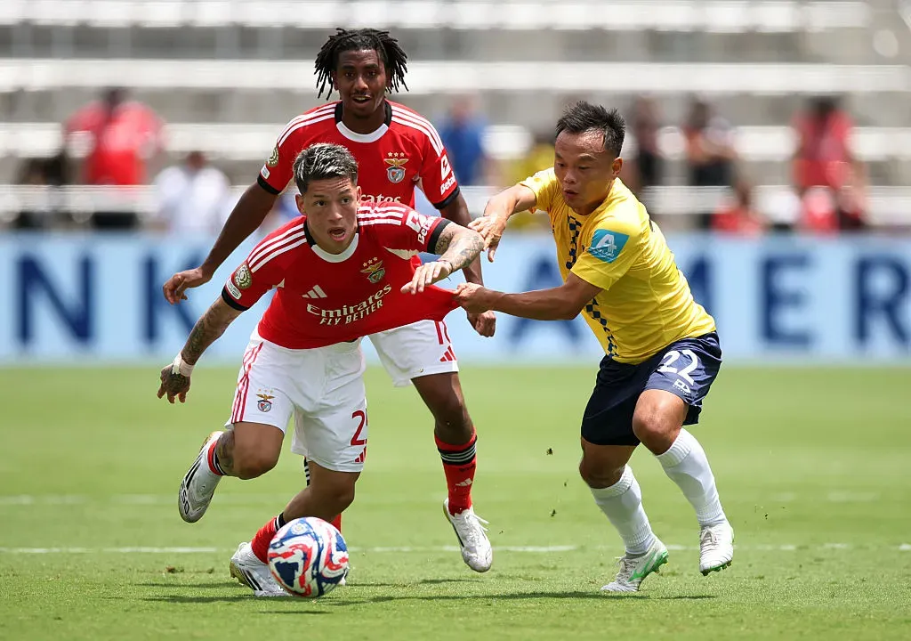 Prestianni em ação contra o Auckland City. Foto: Getty Images