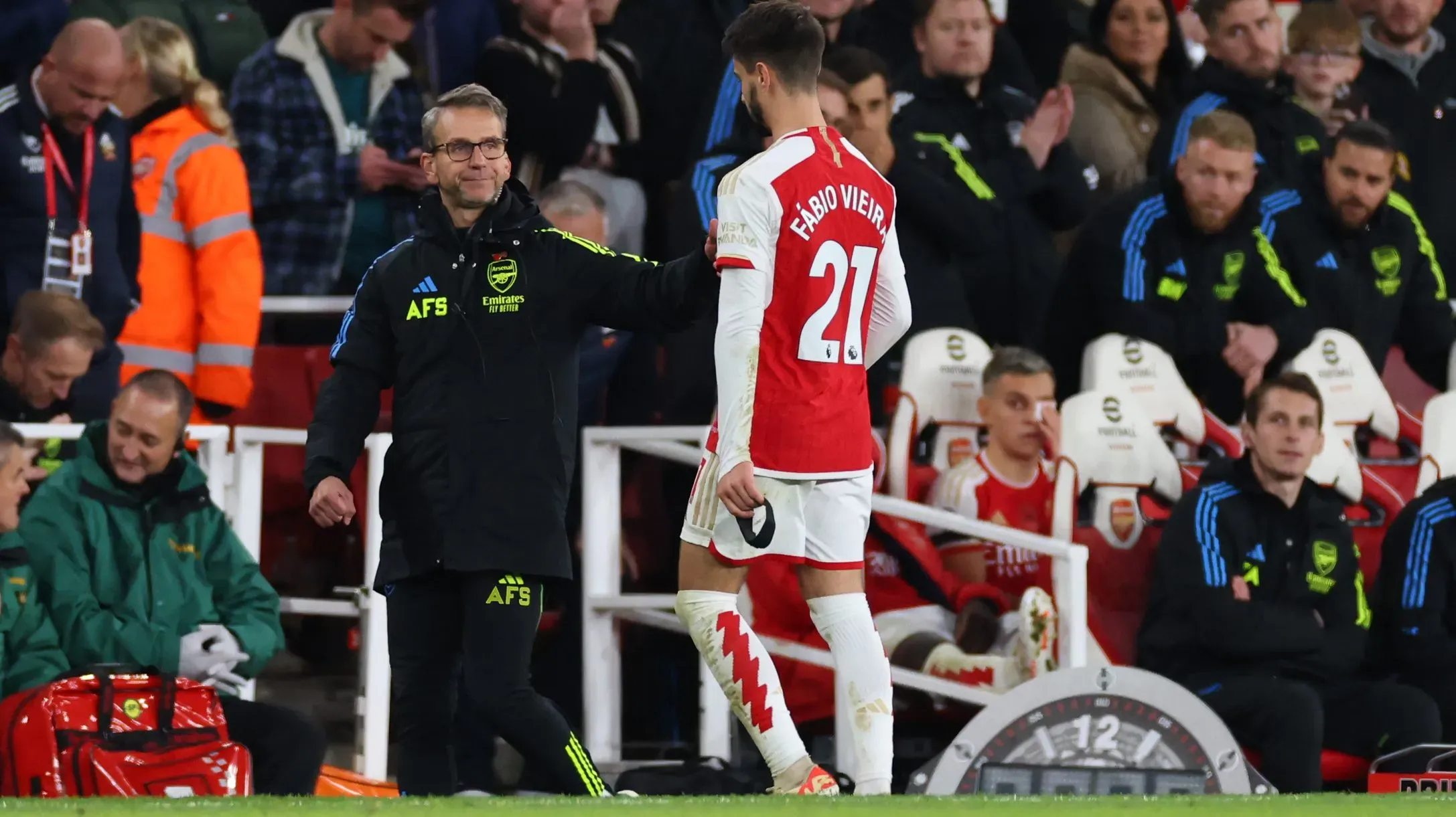 O futuro de Fábio Vieira parece, uma vez mais, distante do Emirates Stadium, com nova dispensa à vista.Foto: Marc Atkins/Getty Images