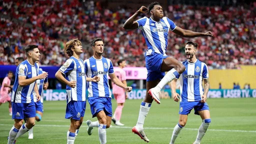 FC Porto festeja golo no Mundial de Clubes. Foto: Getty Images