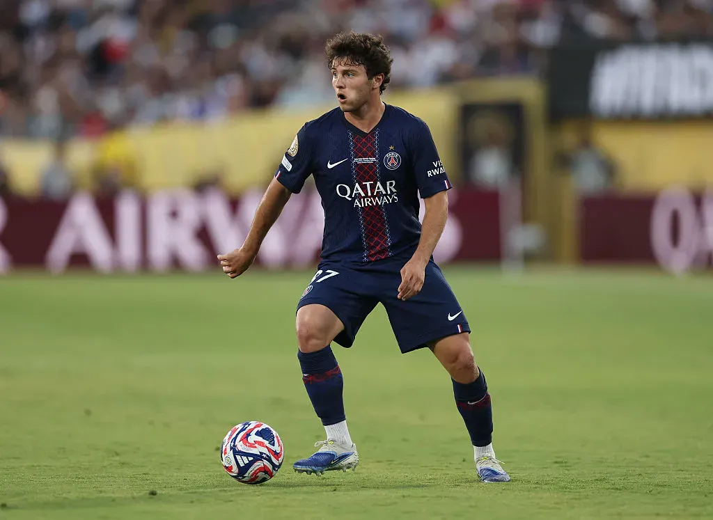 João Neves durante o Mundial de Clubes. Foto: Getty Images