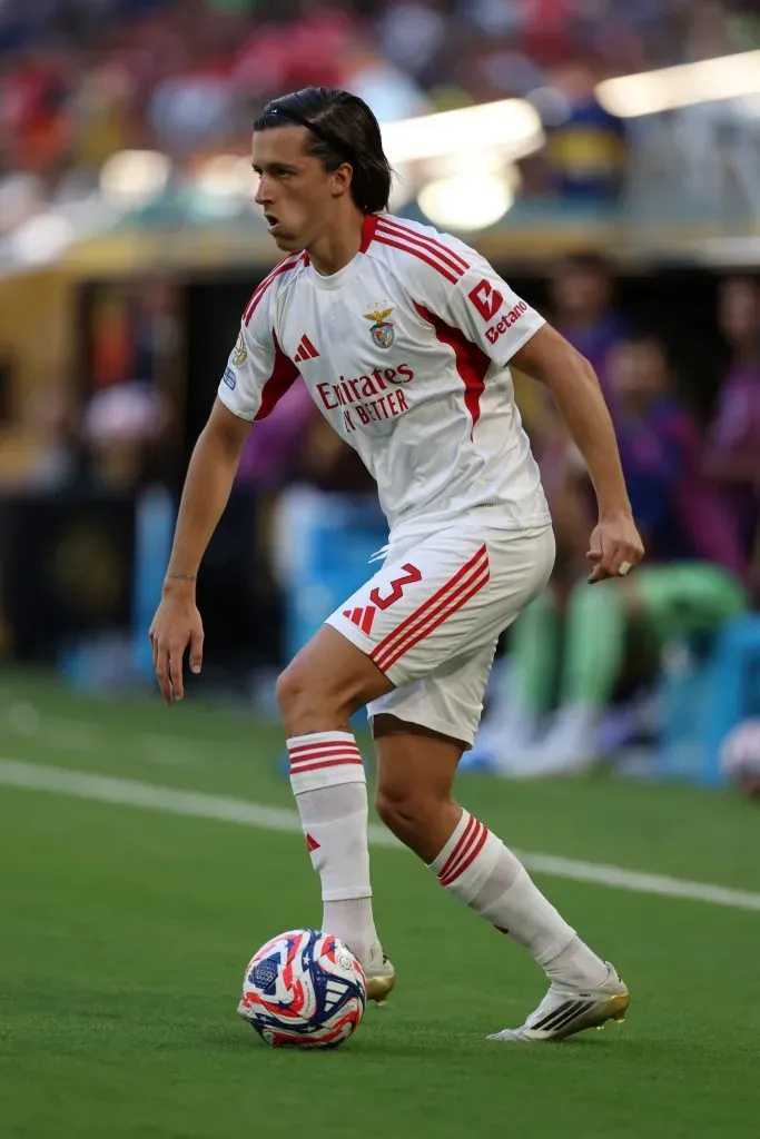 Carreras em ação com a camisola do Benfica. Foto: Dan Mullan/Getty Images.