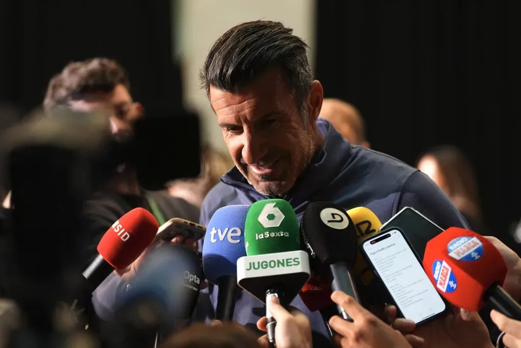 Luís Figo acredita que Vitinha poderá suceder a Eusébio, o próprio Figo e o inevitável Cristiano Ronaldo. Foto: Angel Martinez/Getty Images